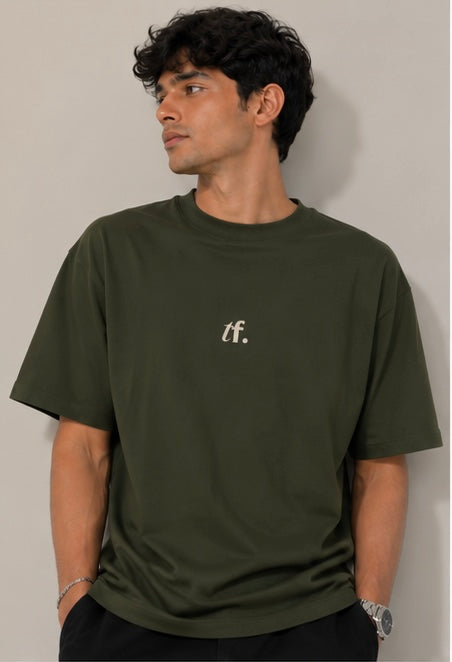 Tf basics - deep green tee
