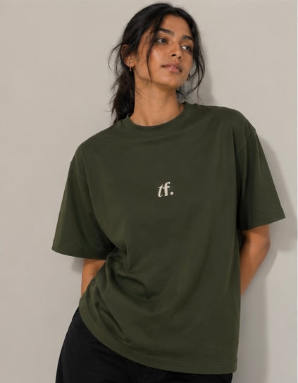 Tf basics - deep green tee