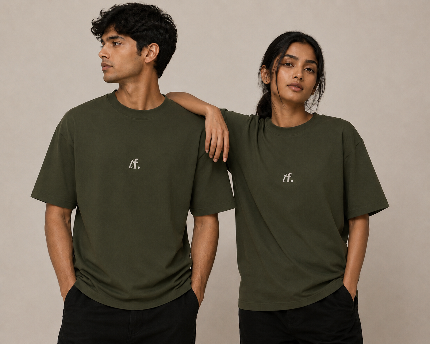 Tf basics - deep green tee